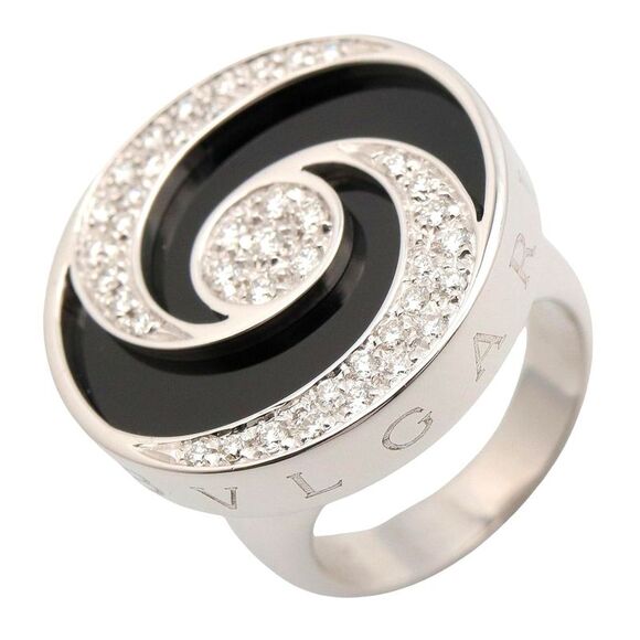 BULGARI Jewelry - Bvlgari Allegra Diamond Onyx Ring K18WG